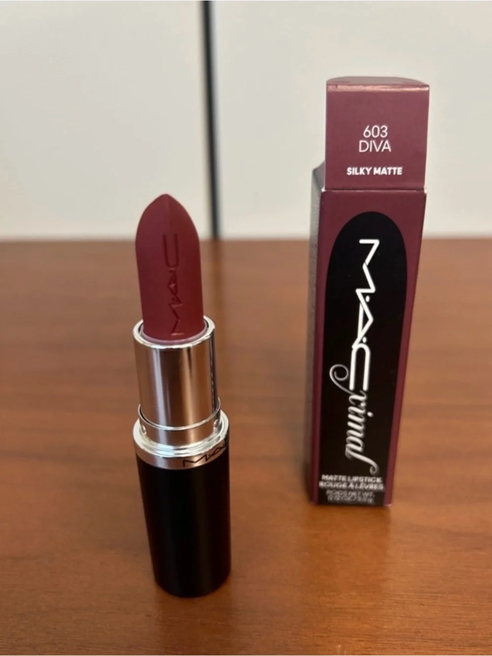 MAC Cosmetics 603 Diva Silky Matte Lipstick - Plum Berry
